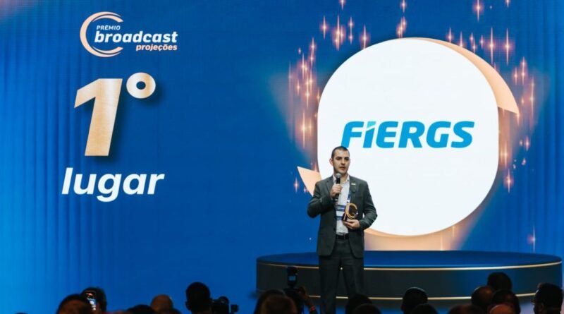 Sistema Fiergs é premiado em primeiro lugar no Prêmio Broadcast Projeções da Agência Estado