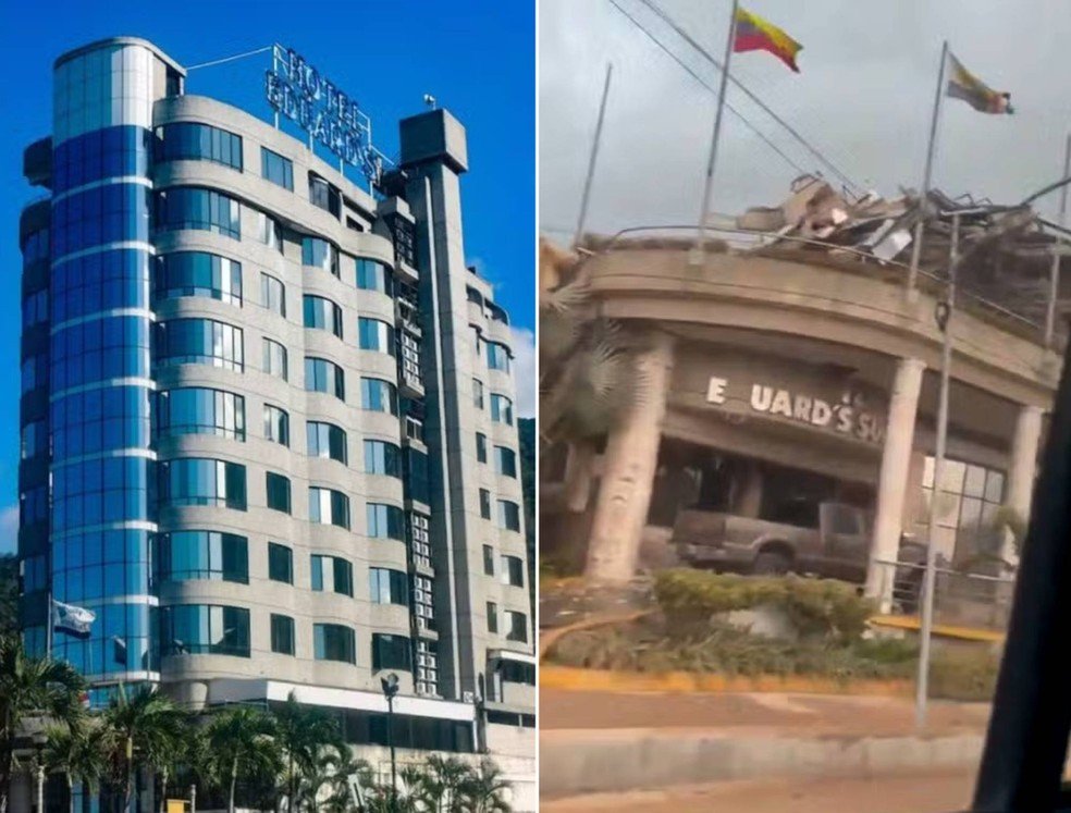Hotel Eduard's desabou após terremotos na Venezuela