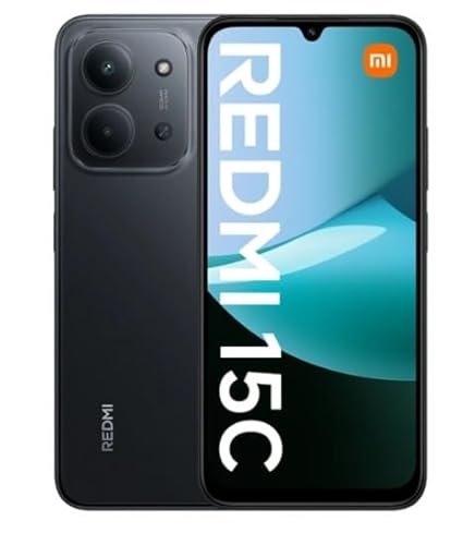 Smartphone Xiaomi Redmi 15C Midnight Black 8GB RAM 256GB ROM