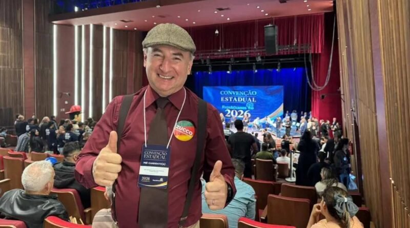 Álvaro Manzoni é confirmado como candidato a deputado estadual pelo Republicanos