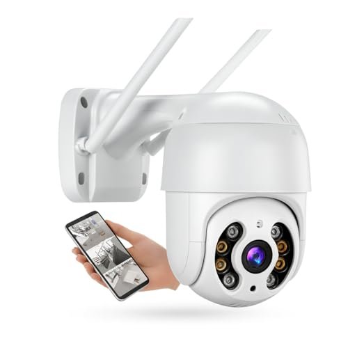 Câmera de Segurança Wi-Fi Externa IP A8 Prova d'Água com Visão Noturna Infravermelha