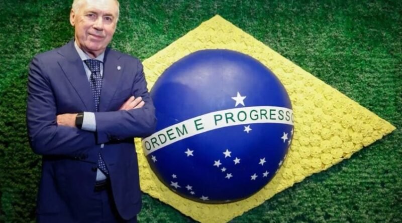 Ancelotti assina contrato de quatro anos e receberá R$ 237 milhões até a Copa de 2030