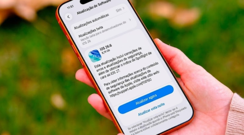 Apple lança iOS 26.6 para corrigir 78 falhas de segurança
