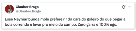 Brasil eliminado da Copa: Moro critica Gilmar e Nikolas defende Neymar