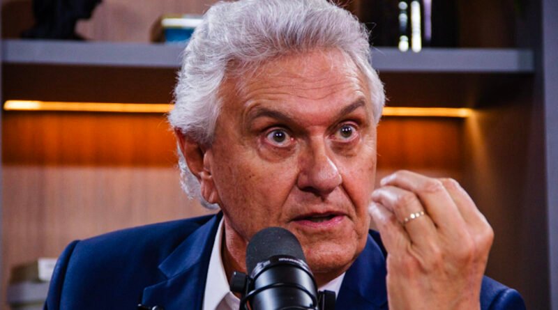 Caiado critica Flávio Bolsonaro por convenção do PL e afirma que ele desceu a um nível rasteiro de agressão