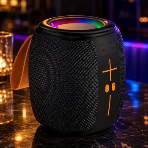Caixa de Som Bluetooth 20W Portátil com LED