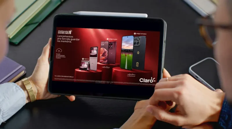 Claro lança campanha para divulgar os novos Motorola Edge 70 Pro e Razr 70