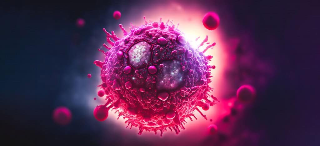 Ilustração de vírus HIV
