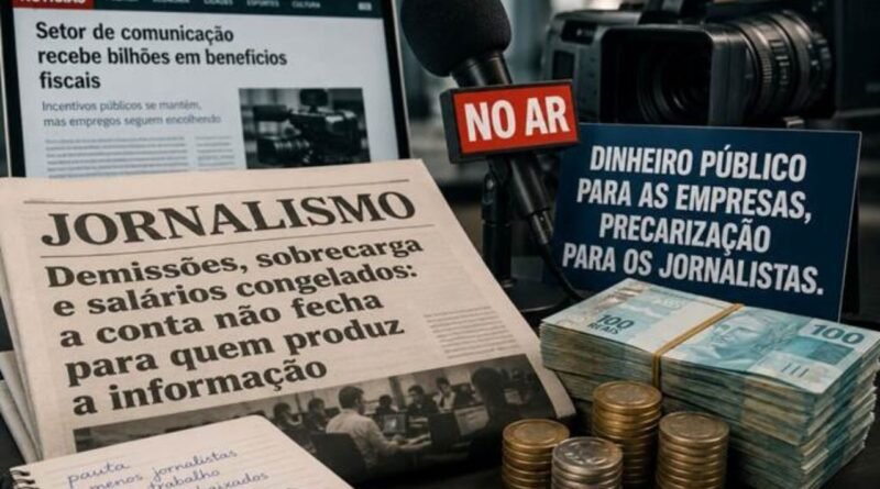 Fenaj exige contrapartidas de empresas de comunicação que recebem incentivos