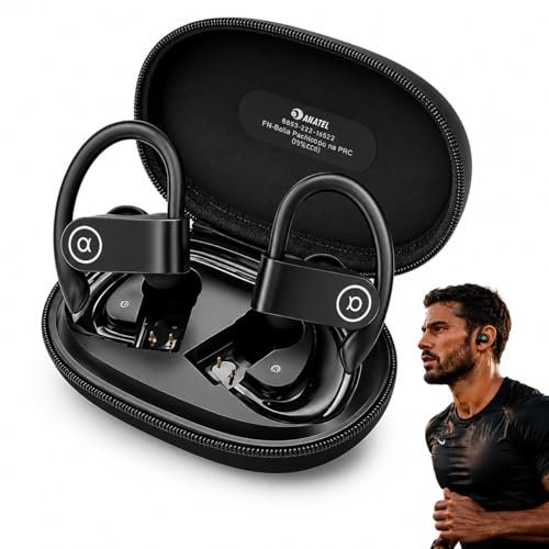 Fone de Ouvido Bluetooth 5.4 Esportivo Pazie