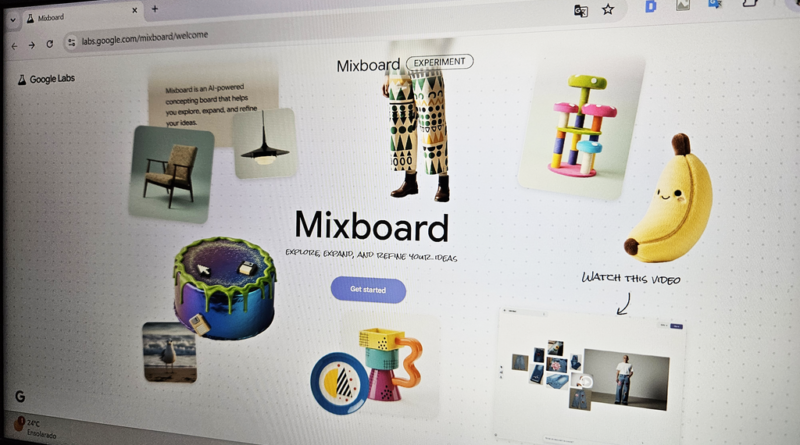 Google lança Mixboard, concorrente do Pinterest com recursos de inteligência artificial