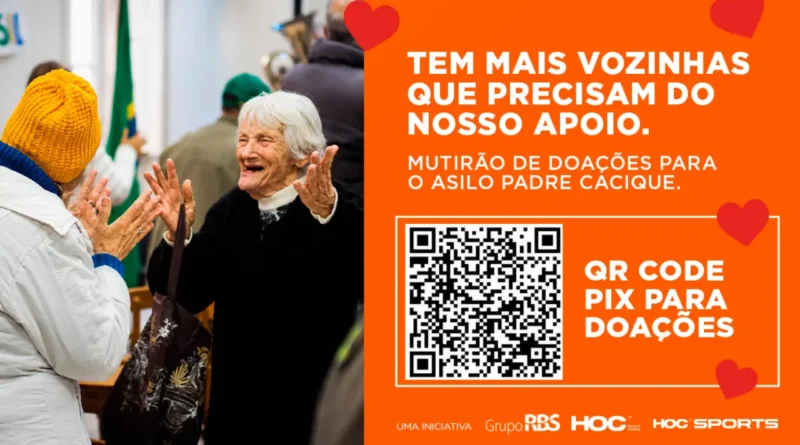 Grupo RBS, HOC e HOC Sports se juntam em campanha de doações