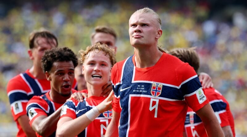 Haaland conquista milhões de seguidores após desempenho contra a seleção brasileira