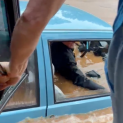 Idoso é resgatado de veículo submerso após intensas chuvas no Rio Grande do Sul