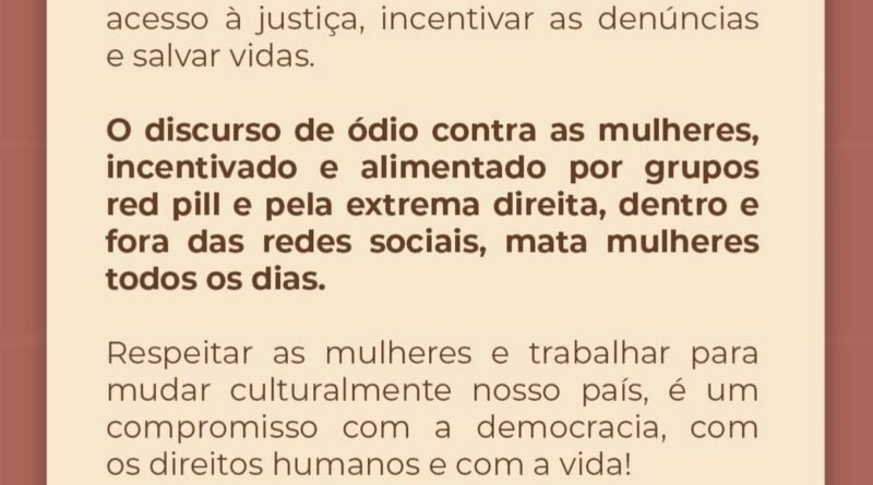Janja pressiona por aprovação de projeto que criminaliza a misoginia