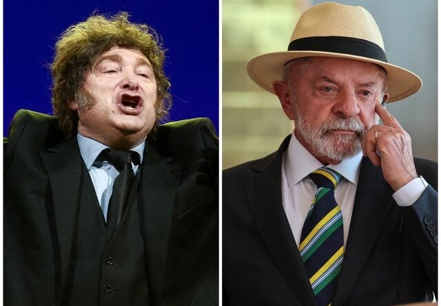 Milei ataca Lula em série explosiva de posts nas redes sociais