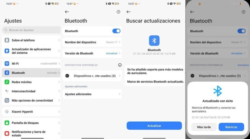 Nova atualização de Bluetooth para celulares Xiaomi pesa 13 MB e leva 10 segundos para instalar