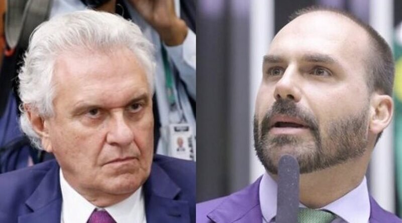 Ronaldo Caiado critica Eduardo Bolsonaro por comentários sobre green card e turismo