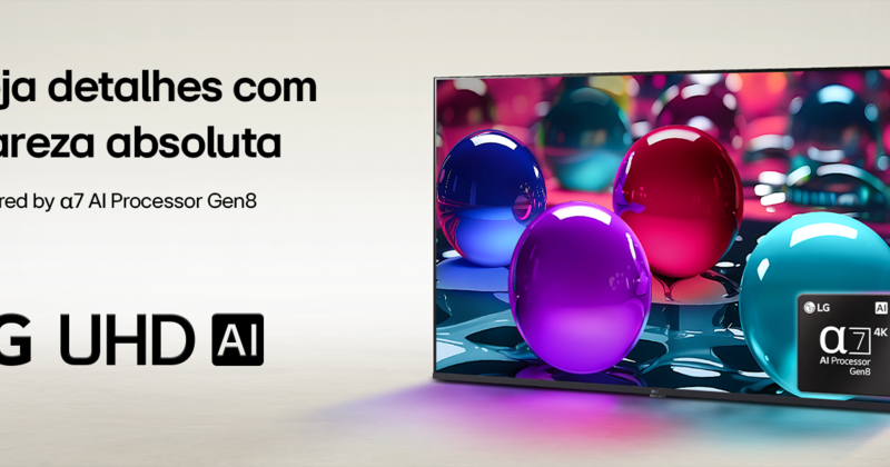 Smart TV LG UHD AI de 50" tem preço reduzido para menos de R$ 2 mil em promoção relâmpago na Amazon