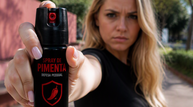 Spray de pimenta para mulheres é legalizado e especialista esclarece regras de uso