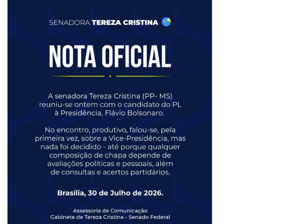 Tereza Cristina afirma que nada foi decidido após reunião com Flávio