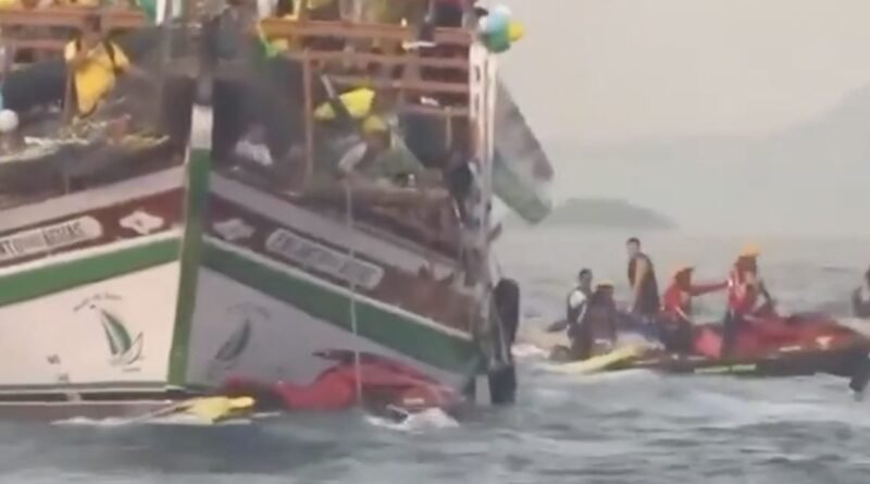 Acidente entre barco e jet ski dos Bombeiros marca evento de Flávio