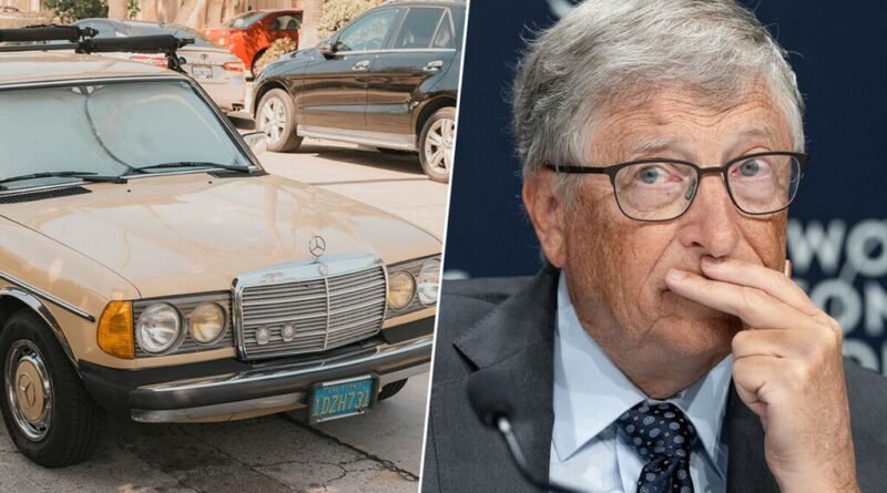 Bill Gates ignora radar de velocidade e continua acelerando com Mercedes-Benz a diesel desgastado