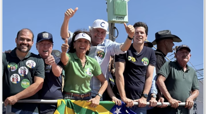 Caiado inicia campanha em Goiás com carreata sem Kassab