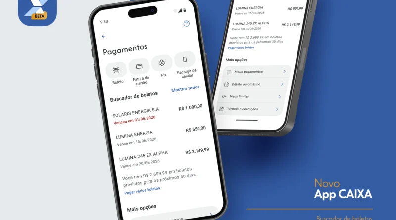 Caixa lança novo aplicativo com design atualizado e novos serviços para testes