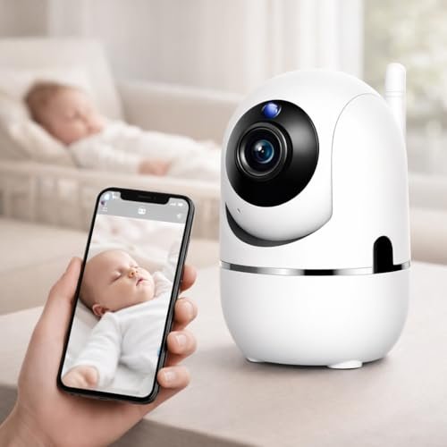 Câmera Smart Giratória Panorâmica Wi-Fi Full HD