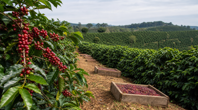 Clima favorece colheita de café, mas produção deve ser inferior