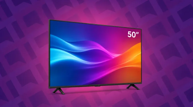 Distância ideal entre sofá e Smart TV de 50 polegadas é tema de debate