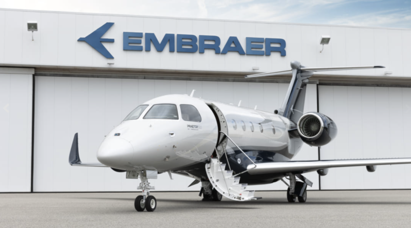 Embraer obtém certificação para jato com pouso autônomo em situações de emergência