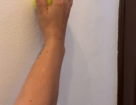 Especialista em limpeza ensina como remover marcas de paredes e pichações de móveis com uma bola de tênis