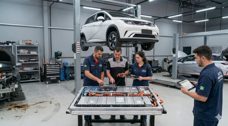 Estudo revela a perda real da bateria de um carro elétrico após um ano de uso
