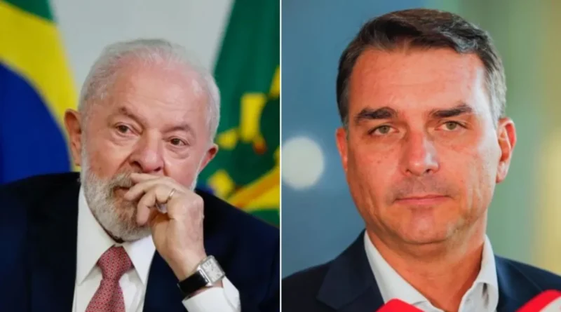 Flávio menciona Lula 17 vezes em sabatina enquanto petista evita citar Bolsonaro