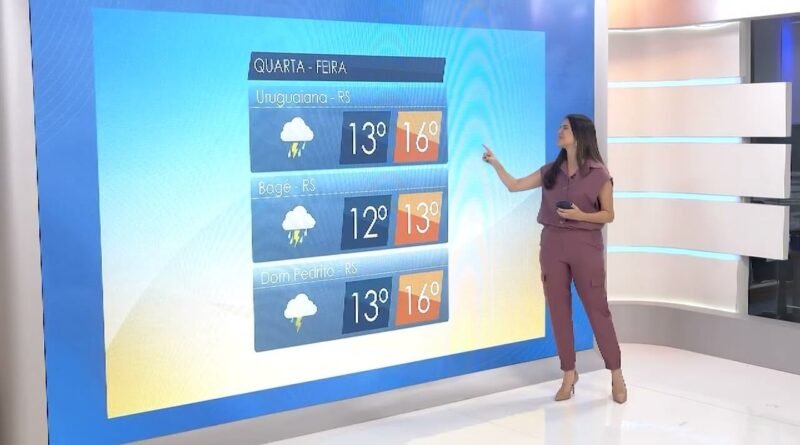 Frente fria causa chuvas intensas no Sul enquanto Centro-Oeste e Sudeste enfrentam calor