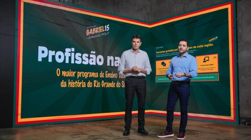 Gabriel Souza propõe investimento de R$ 600 milhões para expansão do ensino técnico no Rio Grande do Sul