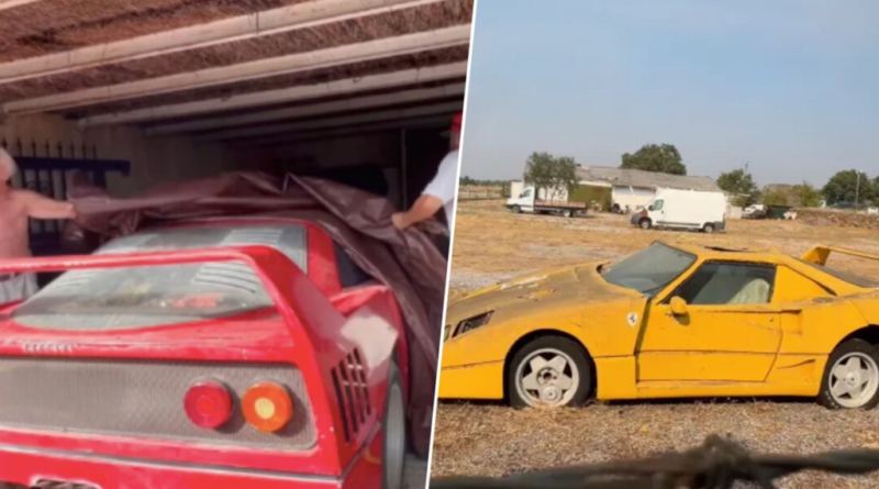 Homem descobre duas Ferrari F40 abandonadas pelo Google Maps e parte em busca dos veículos