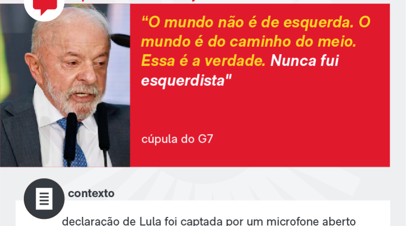 Lula admite incerteza sobre vitória nas próximas eleições