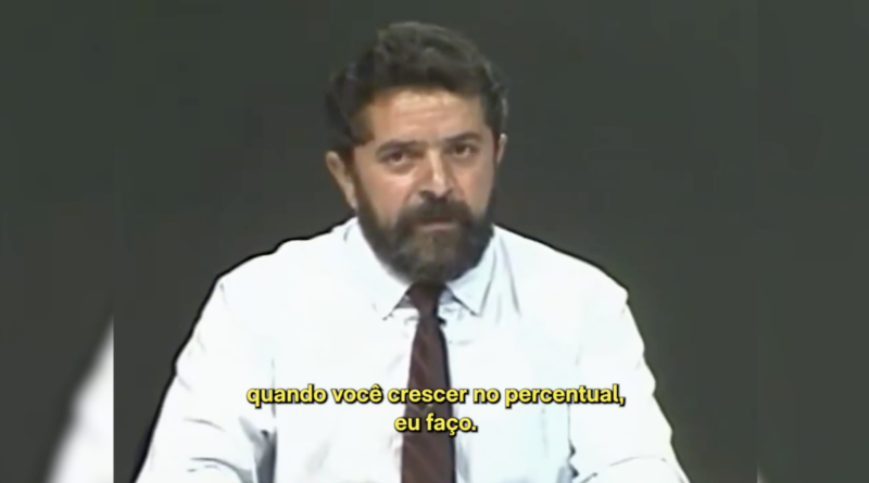 Lula ironiza Caiado em 1989 ao prometer questionamento quando chegar a 1,5%
