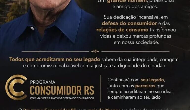 Morre Alexandre Appel, defensor do consumidor gaúcho