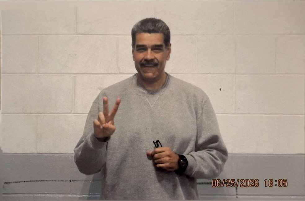 Foto de Maduro enviada para o Telegram