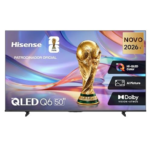 Hisense Smart TV 4K Hi-QLED 50 Polegadas 50Q6QVV