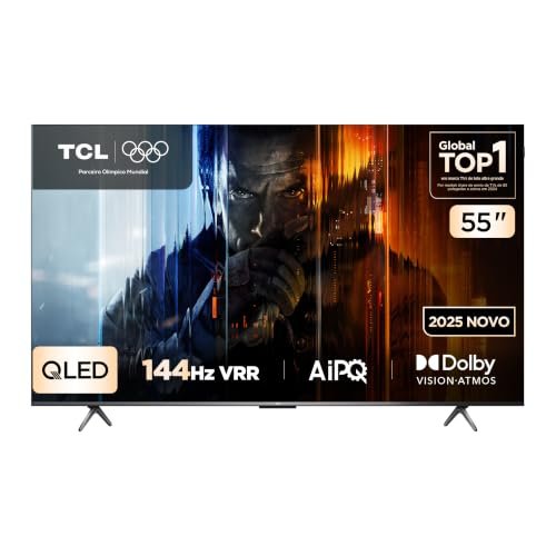 TCL QLED Smart TV 55P8K 4K UHD Google TV 144Hz