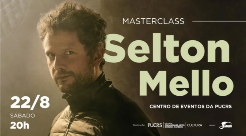Selton Mello oferece master class na PUCRS