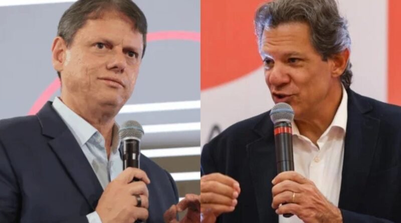 Tarcísio lidera com 40% e Haddad registra 27% no primeiro turno em São Paulo, aponta pesquisa da Quaest
