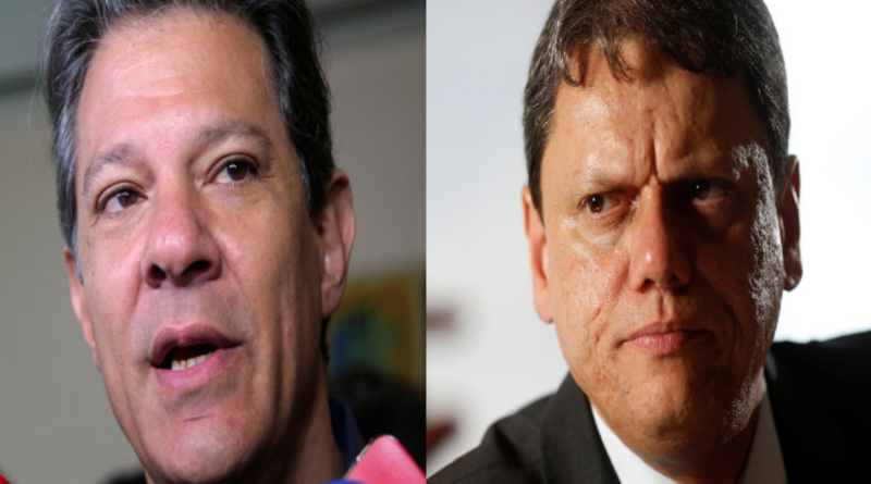 Tarcísio se destaca em pesquisas contra Haddad para o governo de São Paulo, revela Real Time Big Data