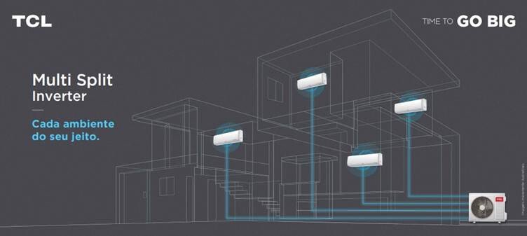 TCL apresenta inovações em ar condicionado com Multi-Split e Cassete 1 Via AI