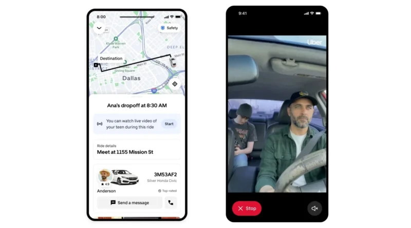 Uber apresenta recurso de transmissão ao vivo para que pais acompanhem viagens de filhos pelo app